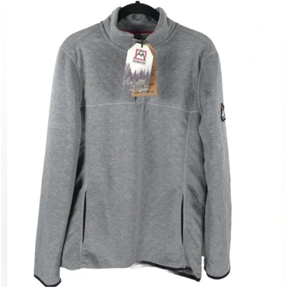NWT AVALANCHE Outdoor Pullover 1/4 Snap Sweater with Pockets Style CAM814C SMALL - Picture 1 of 14